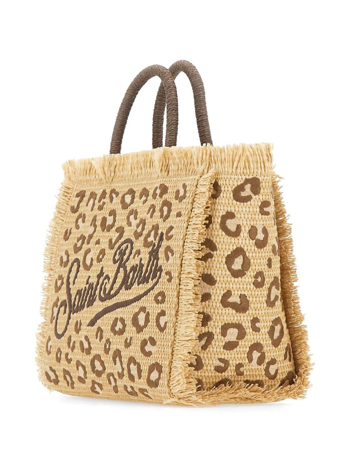 Mc2 Saint Barth Borsa Colette Straw Donna Leopardata 3