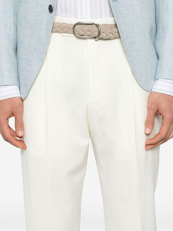 Pt01 Men's White Trousers 5