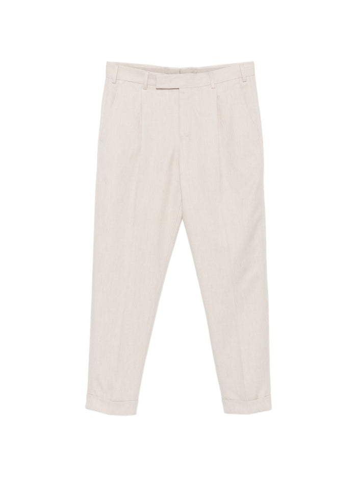 Pt Torino Pantalone Bianco Uomo 1