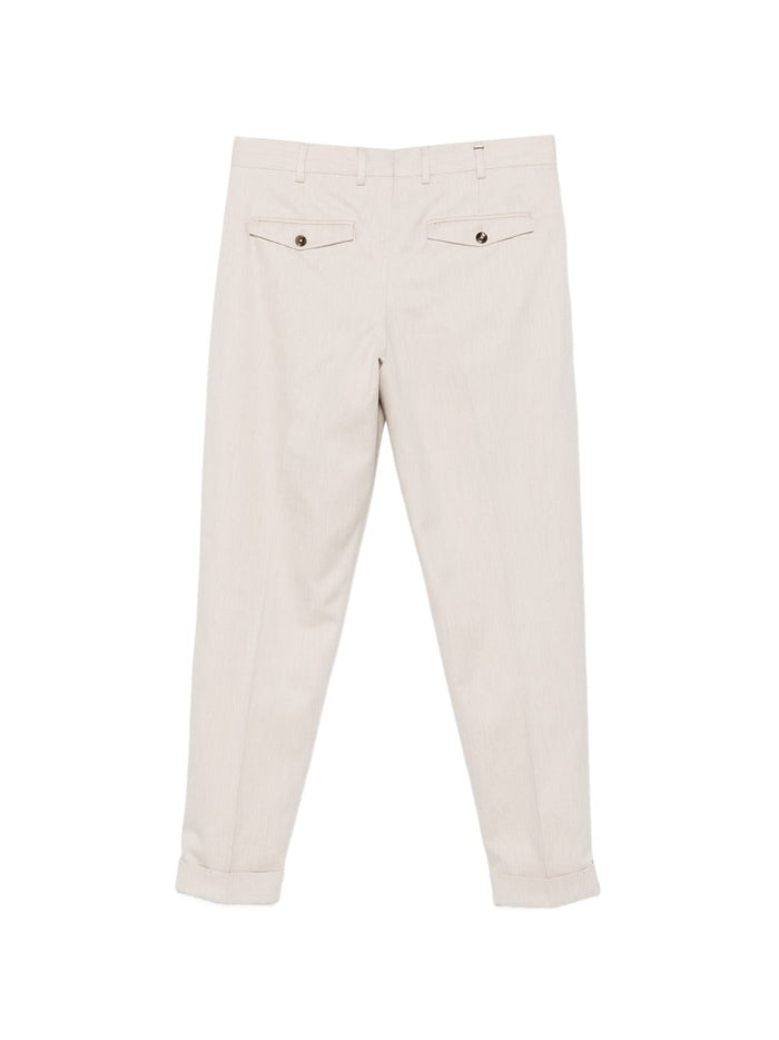 Pt Torino Pantalone Bianco Uomo 3