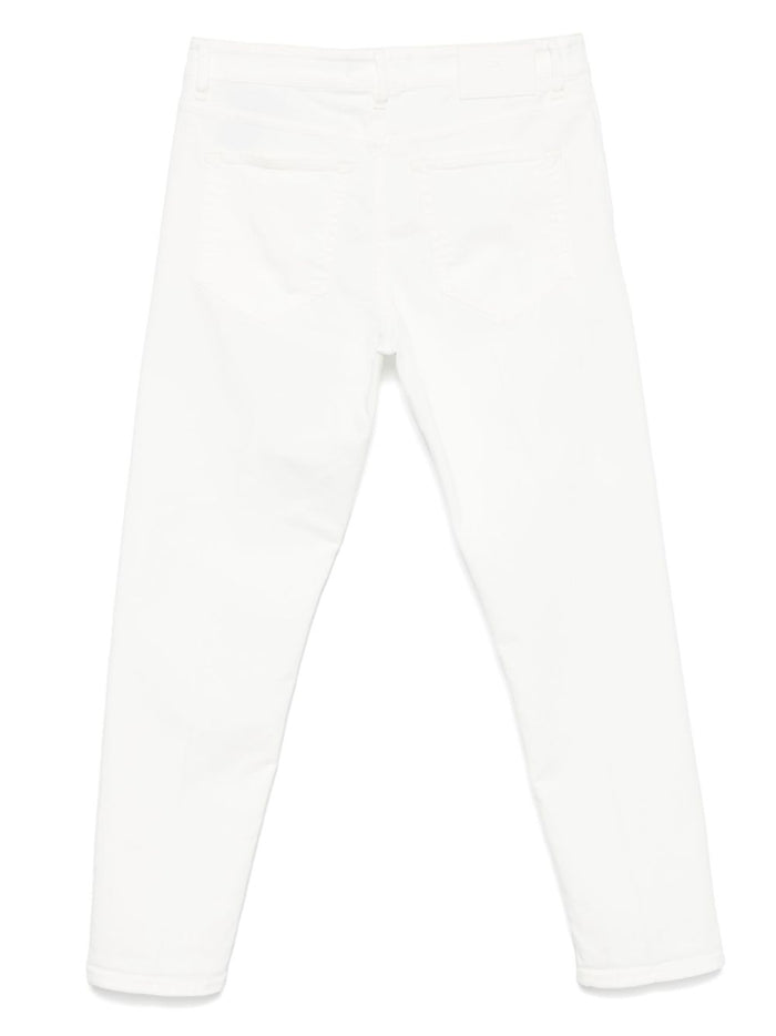 Pt Torino Jeans Bianco Uomo Gamba Affusolata 2