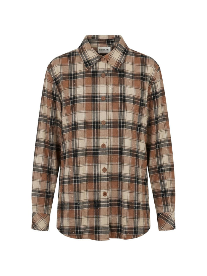 P.a.r.o.s.h. Camicia Marrone Donna 1