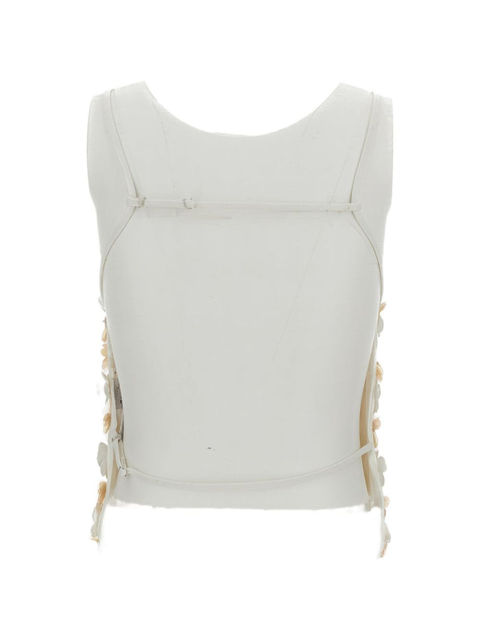 Parosh Blusa Gym Donna Bianco 2