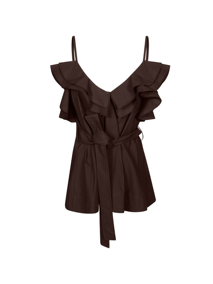 Parosh Blusa Canyox Donna Marrone 1