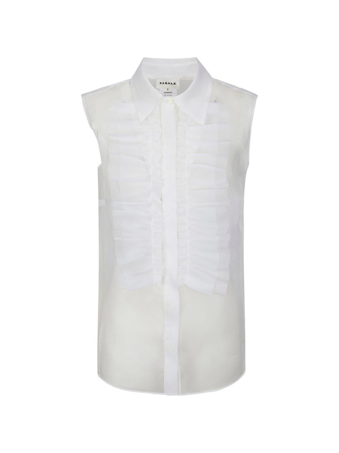 Parosh Camicia Bianco Donna 1