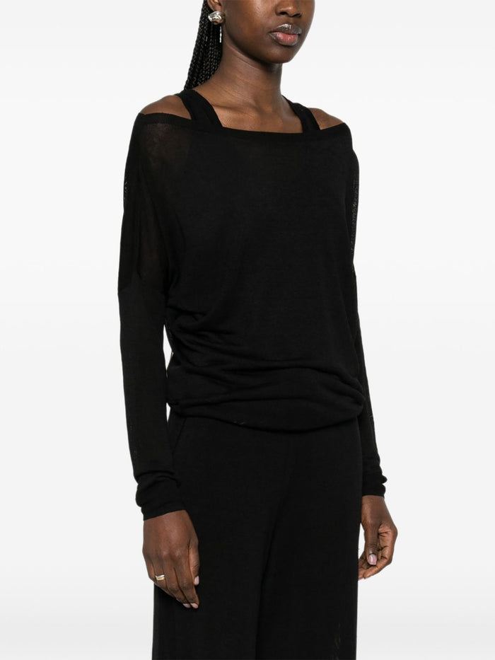 Parosh Maglia Babylon Donna Nero 1