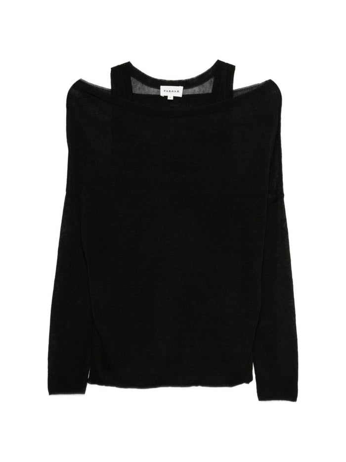 Parosh Maglia Babylon Donna Nero 4