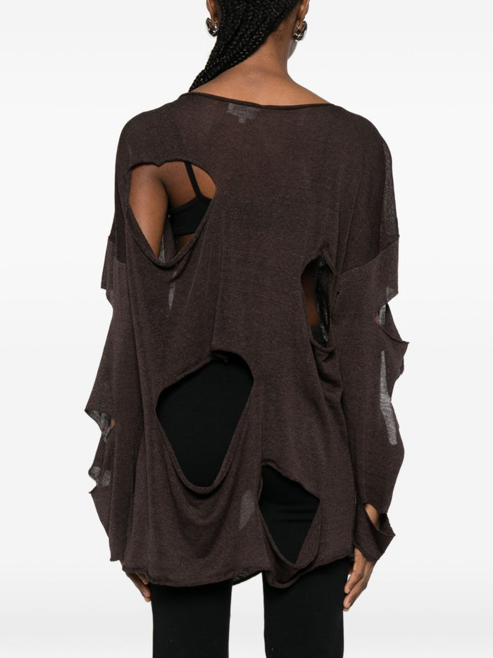 Parosh Women's Brown Babygirl Jumper 3