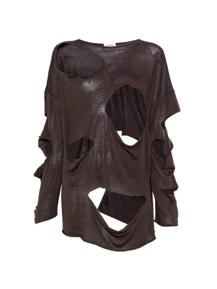Parosh Women's Brown Babygirl Jumper 5