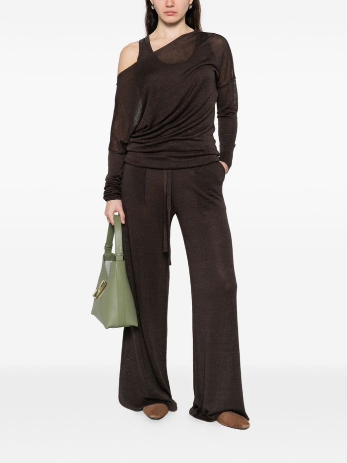 Parosh Pantalone Babygirl Donna Marrone 2