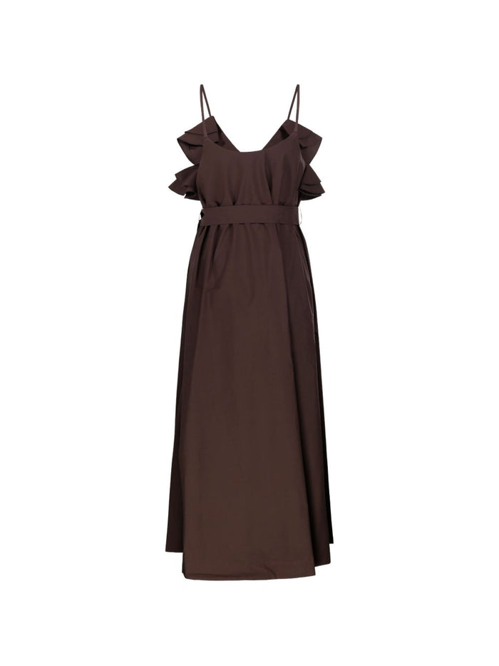 Parosh Abito Marrone Donna 4