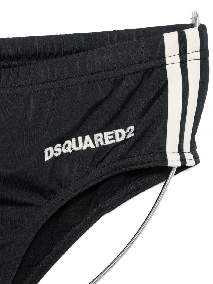 Dsquared2 Slip Nero Uomo 3
