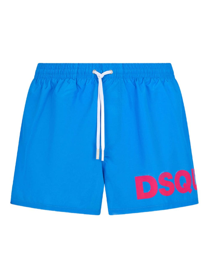 Dsquared2 Boxer Logo Uomo Blu 1