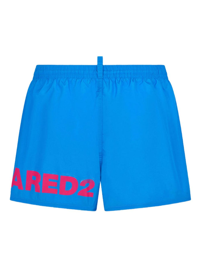 Dsquared2 Boxer Logo Uomo Blu 2