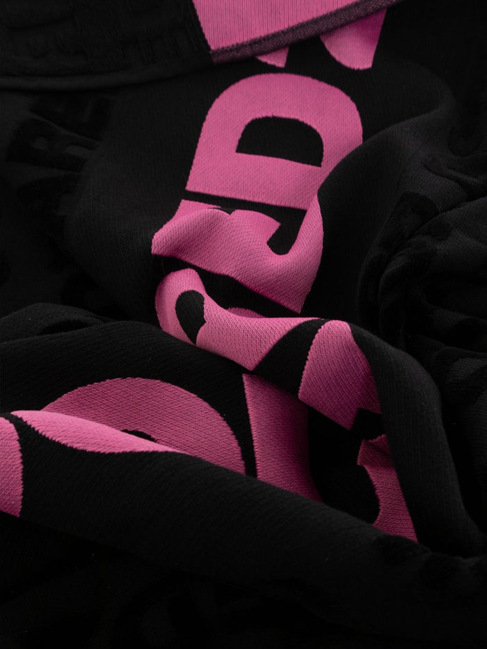 Dsquared2 Telo Mare Logo Uomo Nero 4
