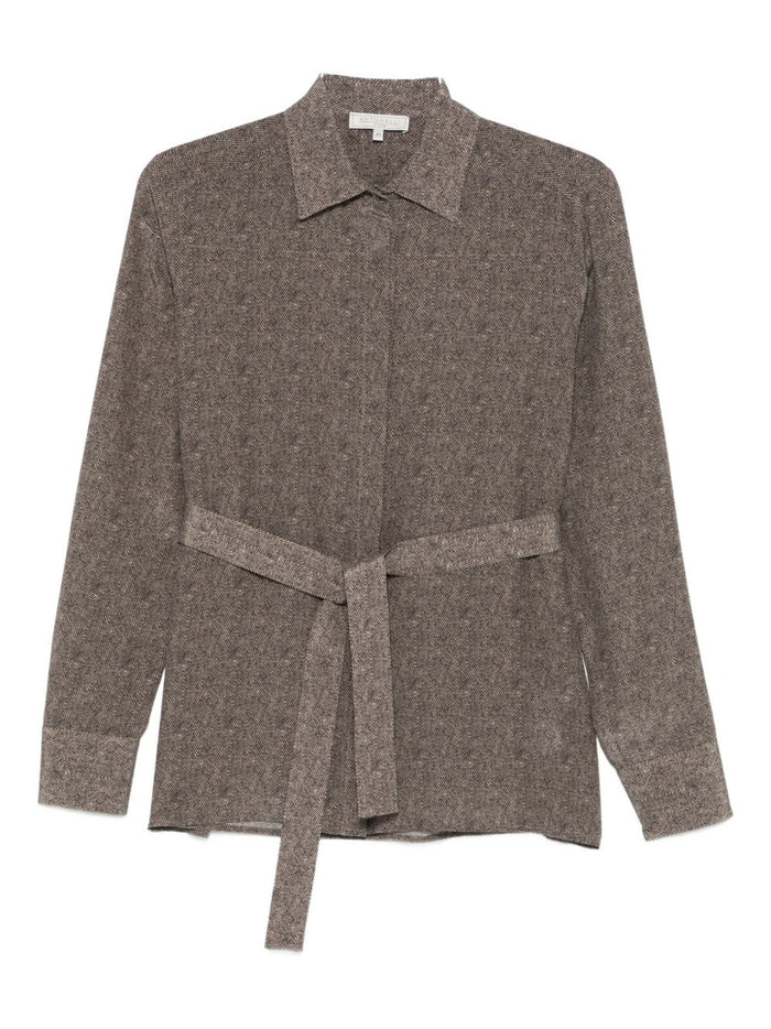 Braunes Damenhemd von Antonelli 1