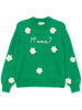 Mc2 Saint Barth Maglia Verde Donna Ricamo Margherite M'Ama 5