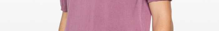 Dellaciana T-shirt in Filo Girocollo Uomo Viola - Dipierro