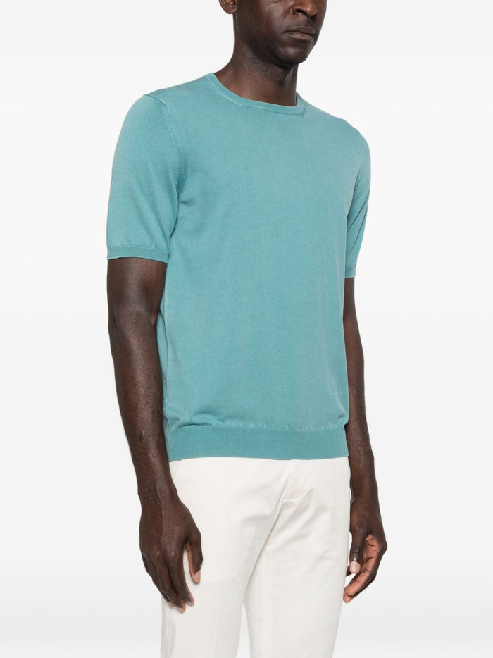 Dellaciana T-shirt Filo Uomo Blu Pavone 1