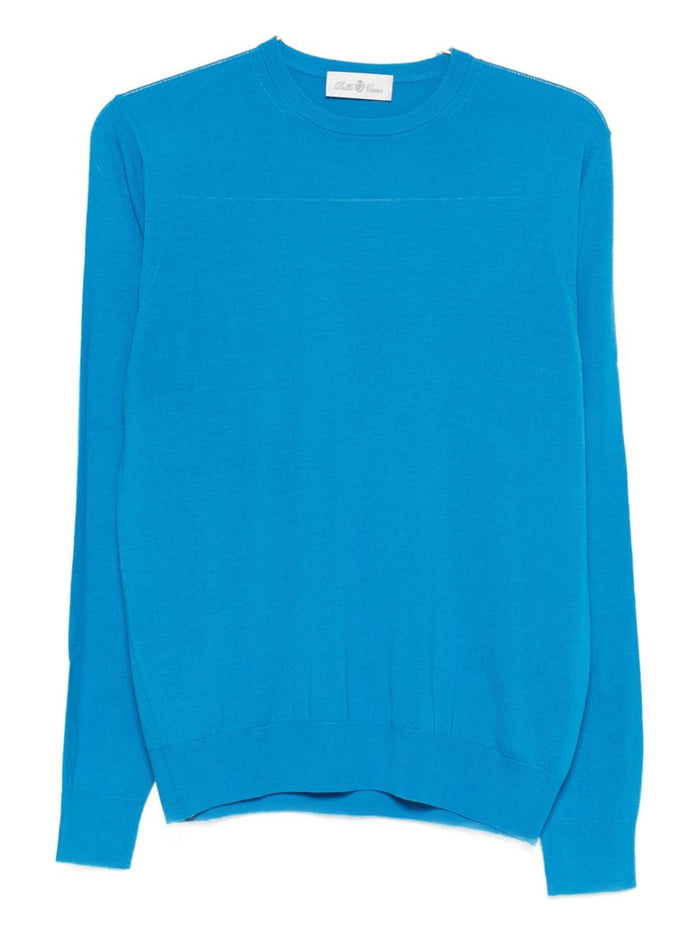 Dellaciana Maglia Blu Uomo Girocollo 5