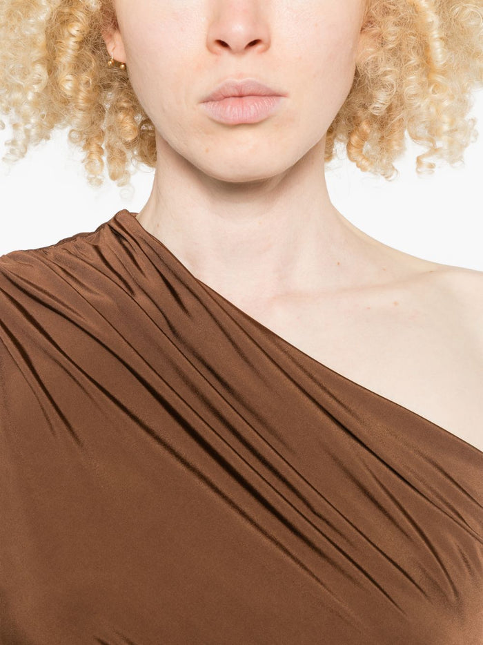 Marsem Top Monospalla Donna Marrone 4