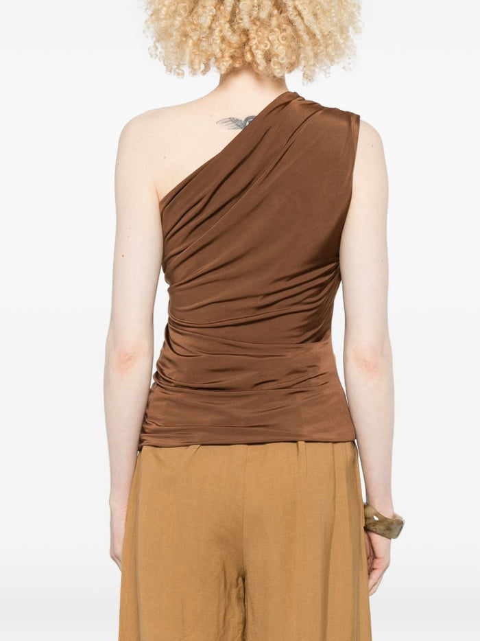 Marsem Top Monospalla Donna Marrone 3