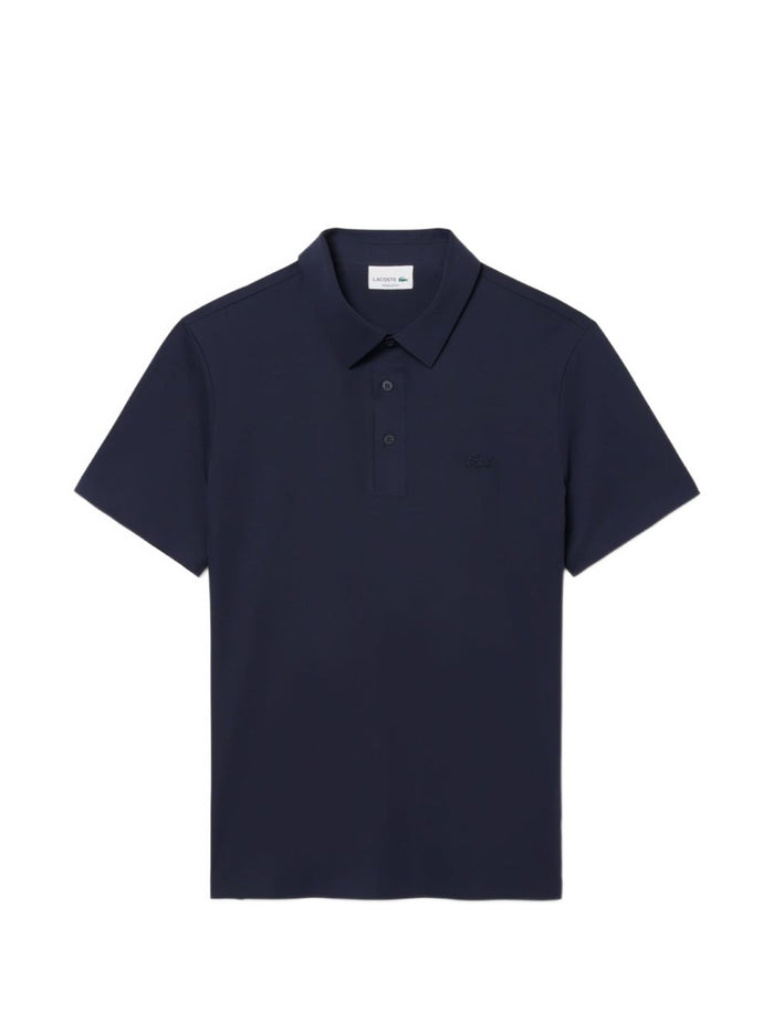 Lacoste Polo Ricamo Coccodrillo Uomo Blu 1