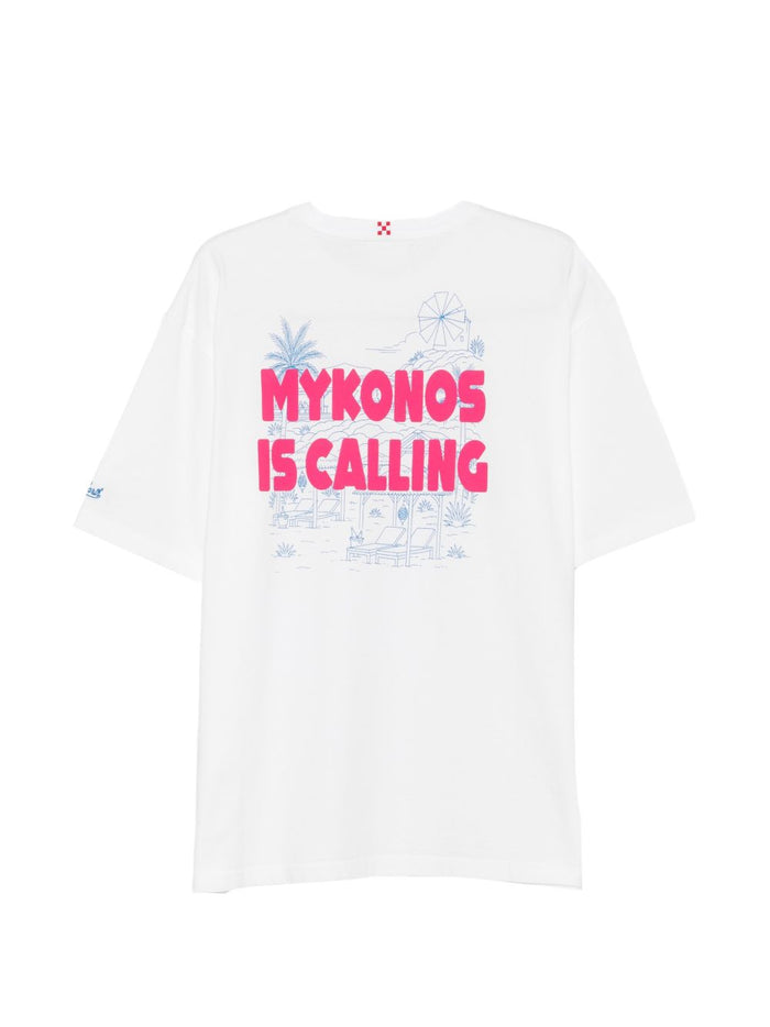 Mc2 Saint Barth T-shirt Mykonos Calling 01n Men's 2