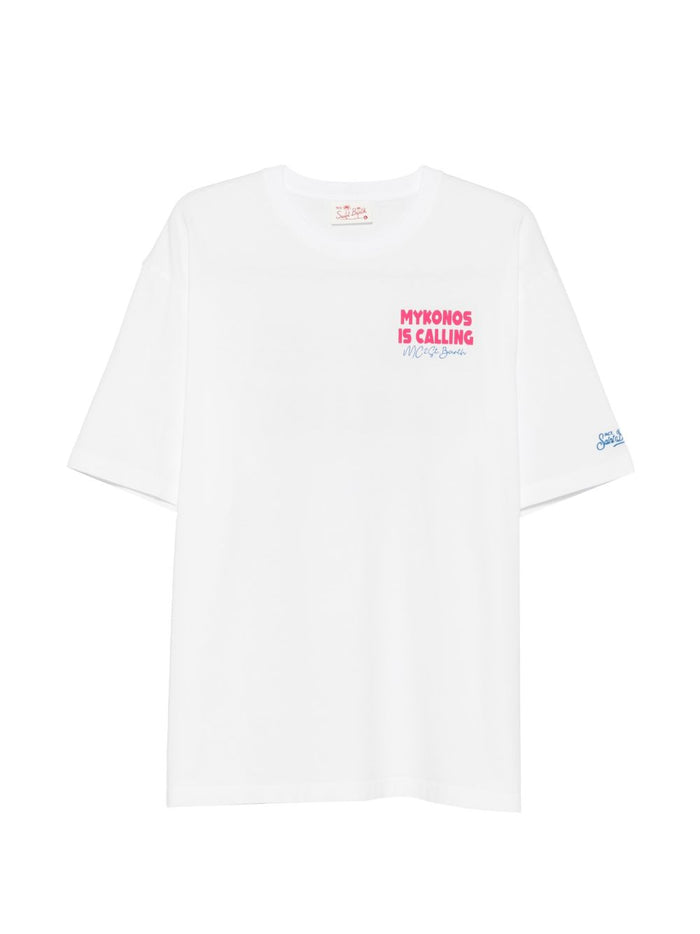 Mc2 Saint Barth T-shirt Mykonos Calling 01n Men's 1