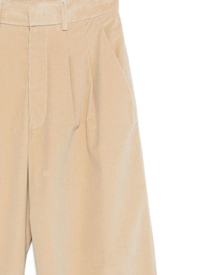 Dondup Pantalone Beige Donna Doppia Pince 2