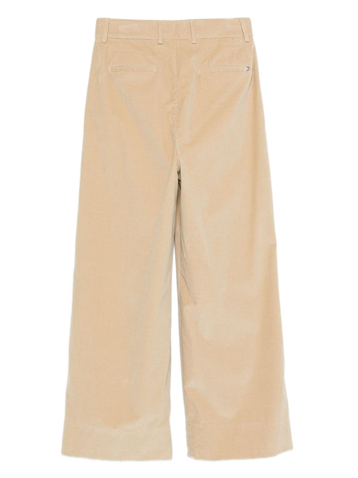 Dondup Pantalone Beige Donna Doppia Pince 3