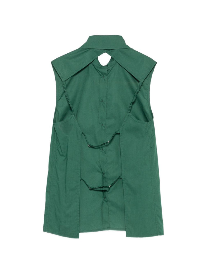 Department Five Camicia Smanicata Donna Verde 2