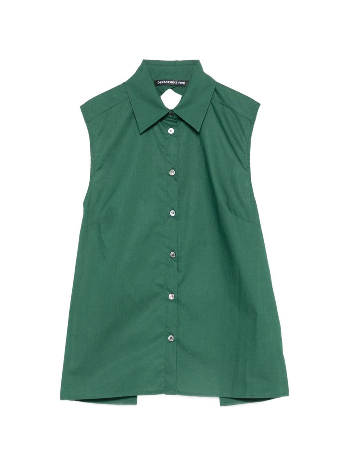 Department Five Camicia Smanicata Donna Verde 1