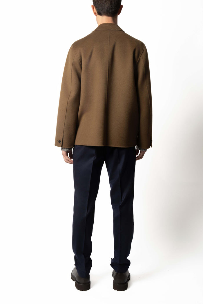 Amaranth Green Coat Men 5