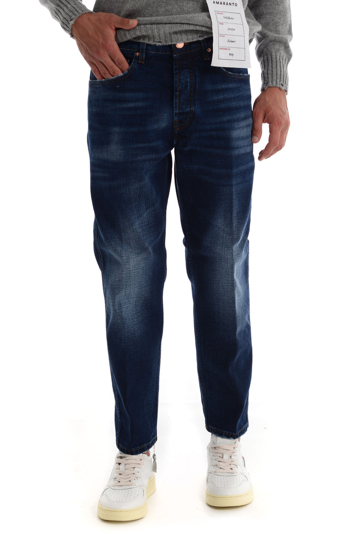 Don The Fuller Jeans Blu Uomo Sbaffature 1