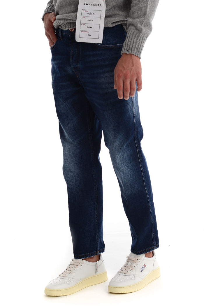 Don The Fuller Jeans Blu Uomo Sbaffature 3