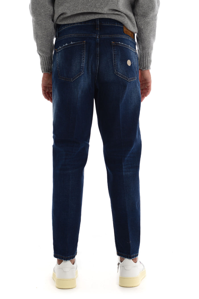 Don The Fuller Jeans Blu Uomo Sbaffature 4