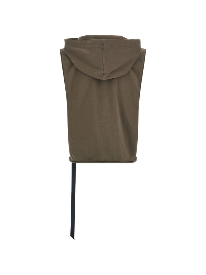 Rick Owens Drkshdw Top Smanicato Uomo Marrone 2
