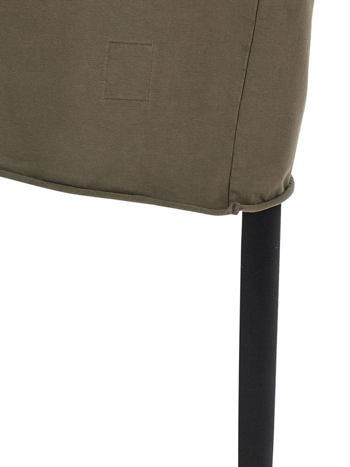 Rick Owens Drkshdw Top Smanicato Uomo Marrone 3