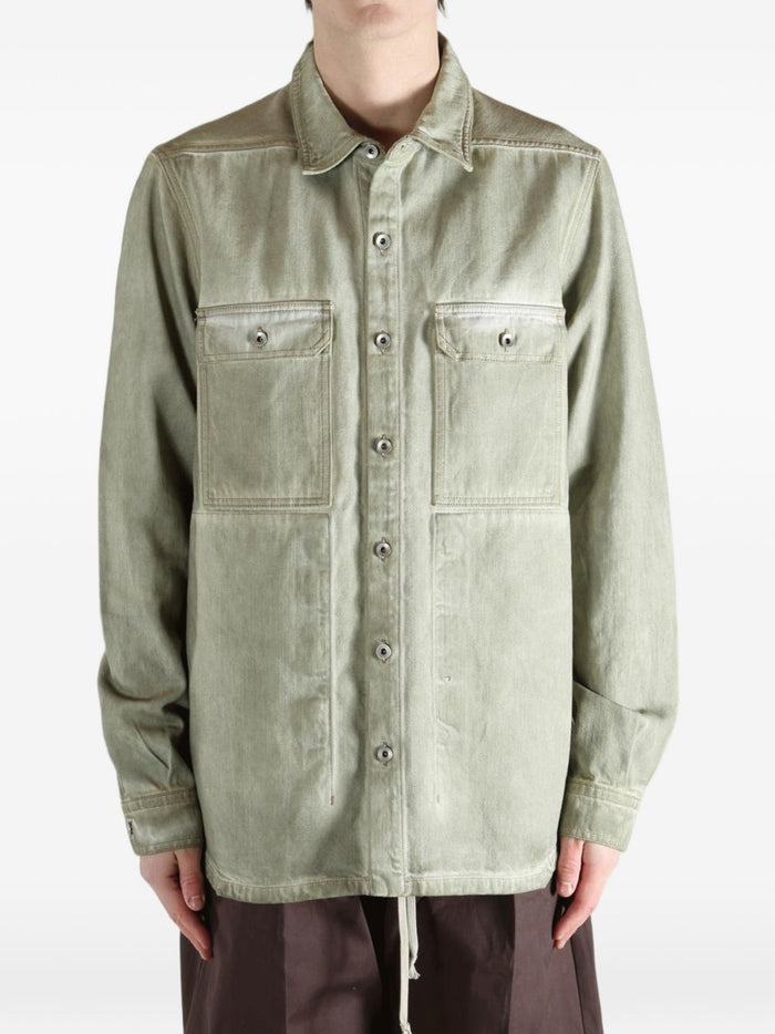 Rick Owens Drkshdw Giacca Marrone Uomo 4