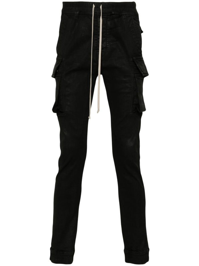 Rickowensdrkshdw Pantalone Nero Uomo 1