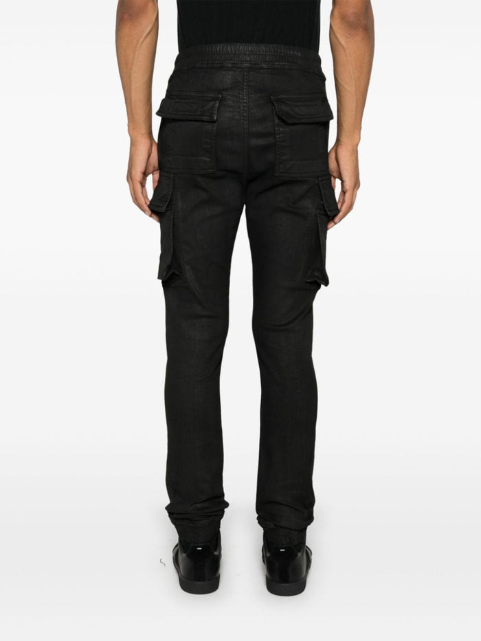 Rickowensdrkshdw Pantalone Nero Uomo 2