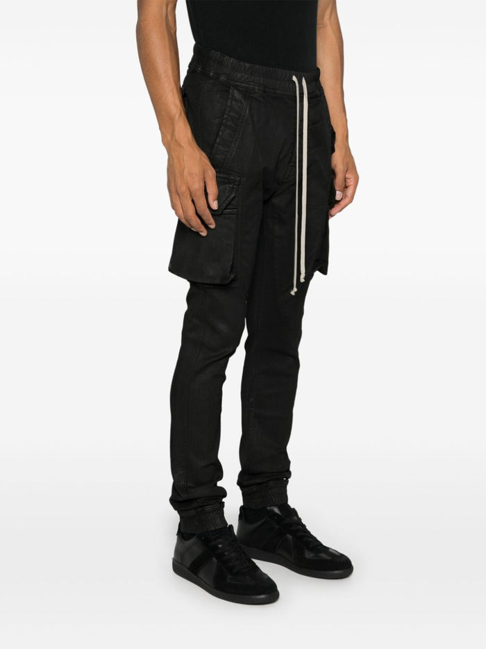 Rickowensdrkshdw Pantalone Nero Uomo 4