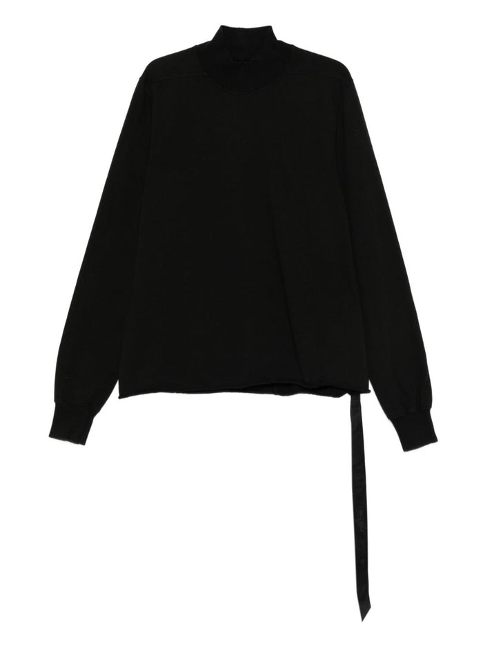 Rick Owens Drkshdw Felpa Nero Uomo Collo Alto 1