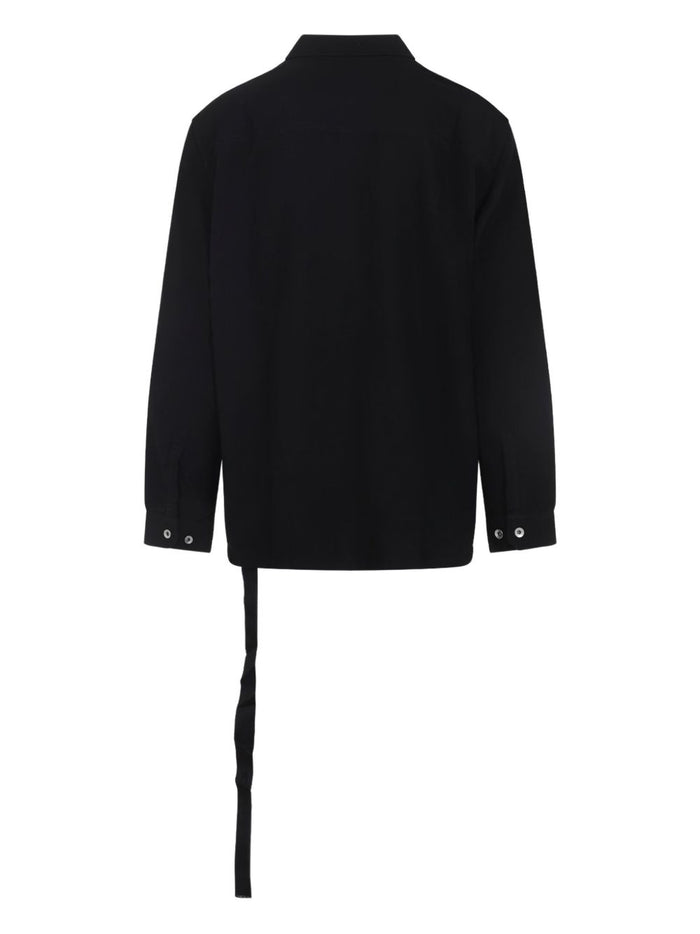 Rick Owens Drkshdw Camicia Nero Uomo con Taschino 2