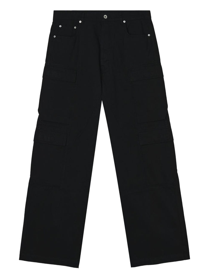 Rick Owens Drkshdw Jeans Nero Uomo Taglio Comodo 1