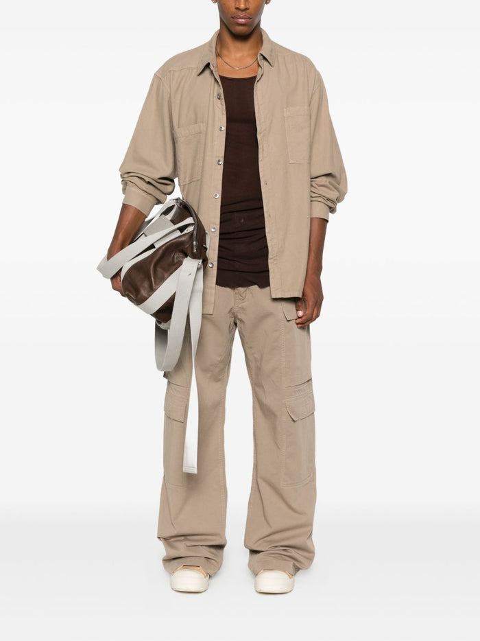 Rick Owens Drkshdw Pantaloni Beige Uomo 2