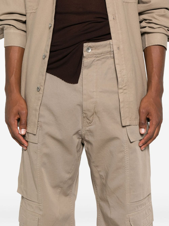 Rick Owens Drkshdw Pantaloni Beige Uomo 4