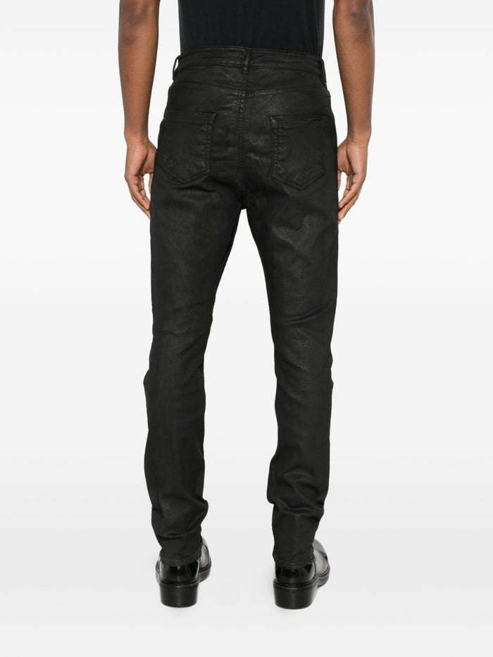 Rick Owens Drkshdw Jeans Nero Uomo con Bottoni 3