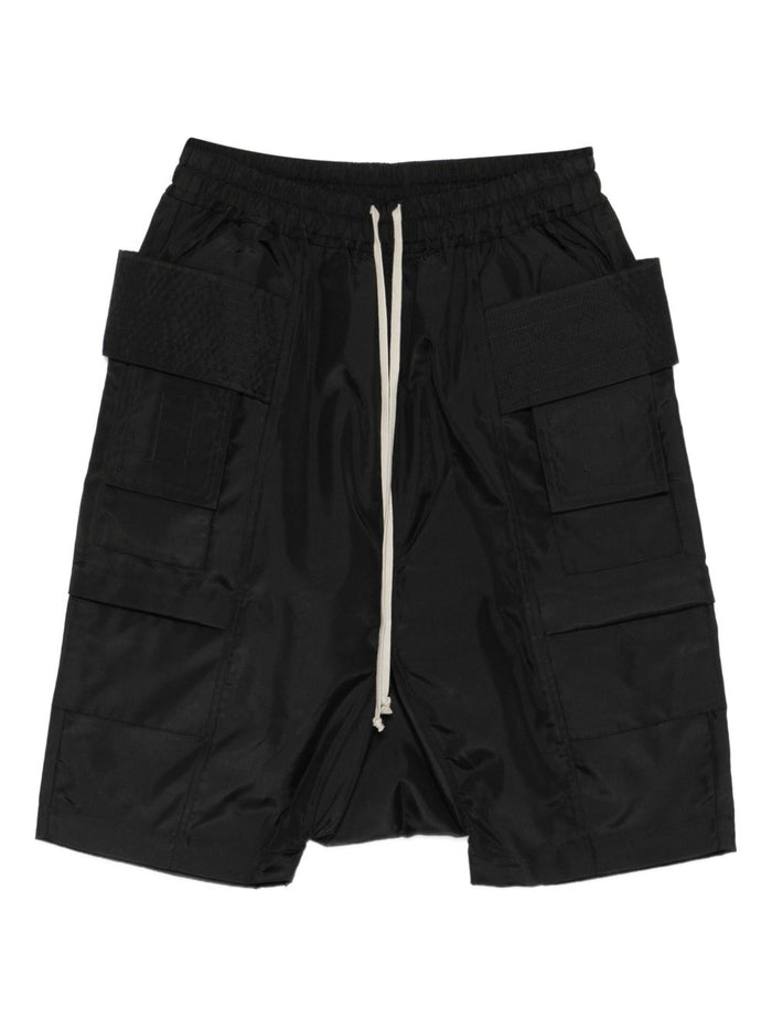 Rick Owens Drkshdw Bermuda Nero Uomo Cargo 5